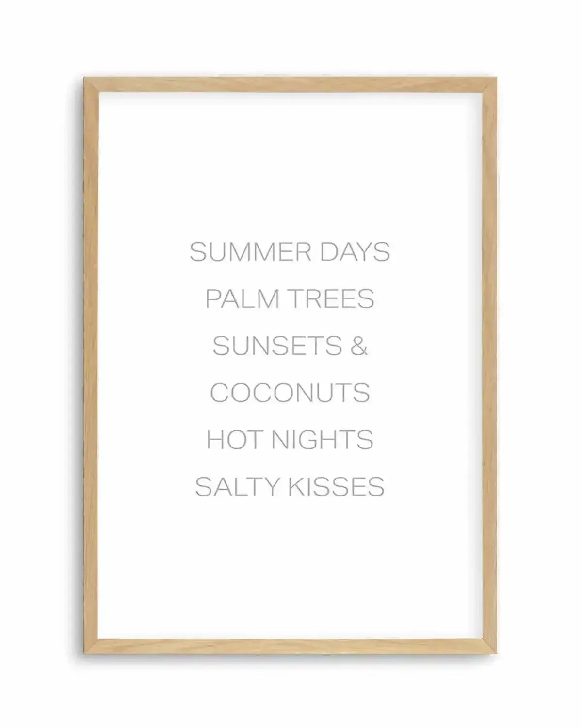 Summer Essentials Art Print from Olive et Oriel where you can shop wallpaper and artworks online