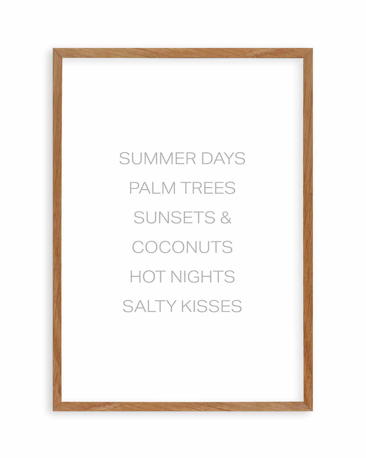 Summer Essentials Art Print