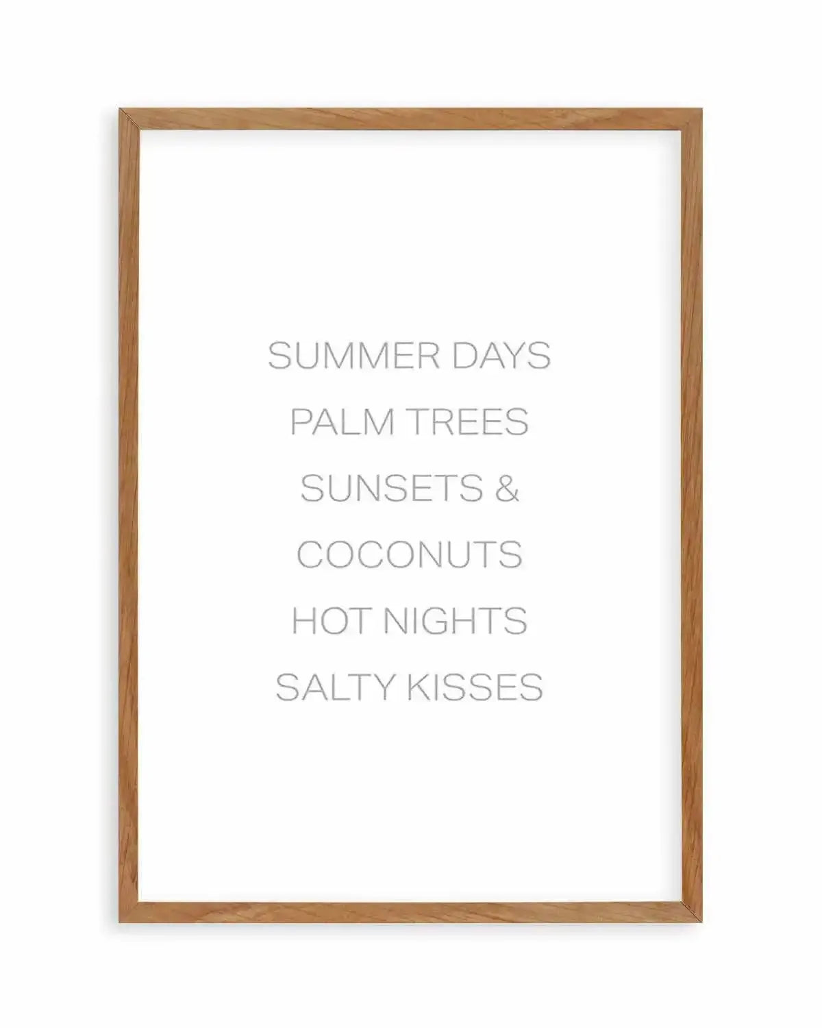 Summer Essentials Art Print from Olive et Oriel where you can shop wallpaper and artworks online