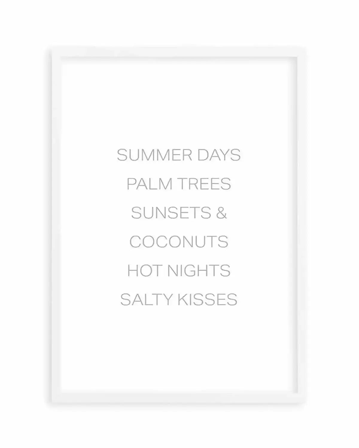 Summer Essentials Art Print from Olive et Oriel where you can shop wallpaper and artworks online
