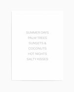 Summer Essentials Art Print