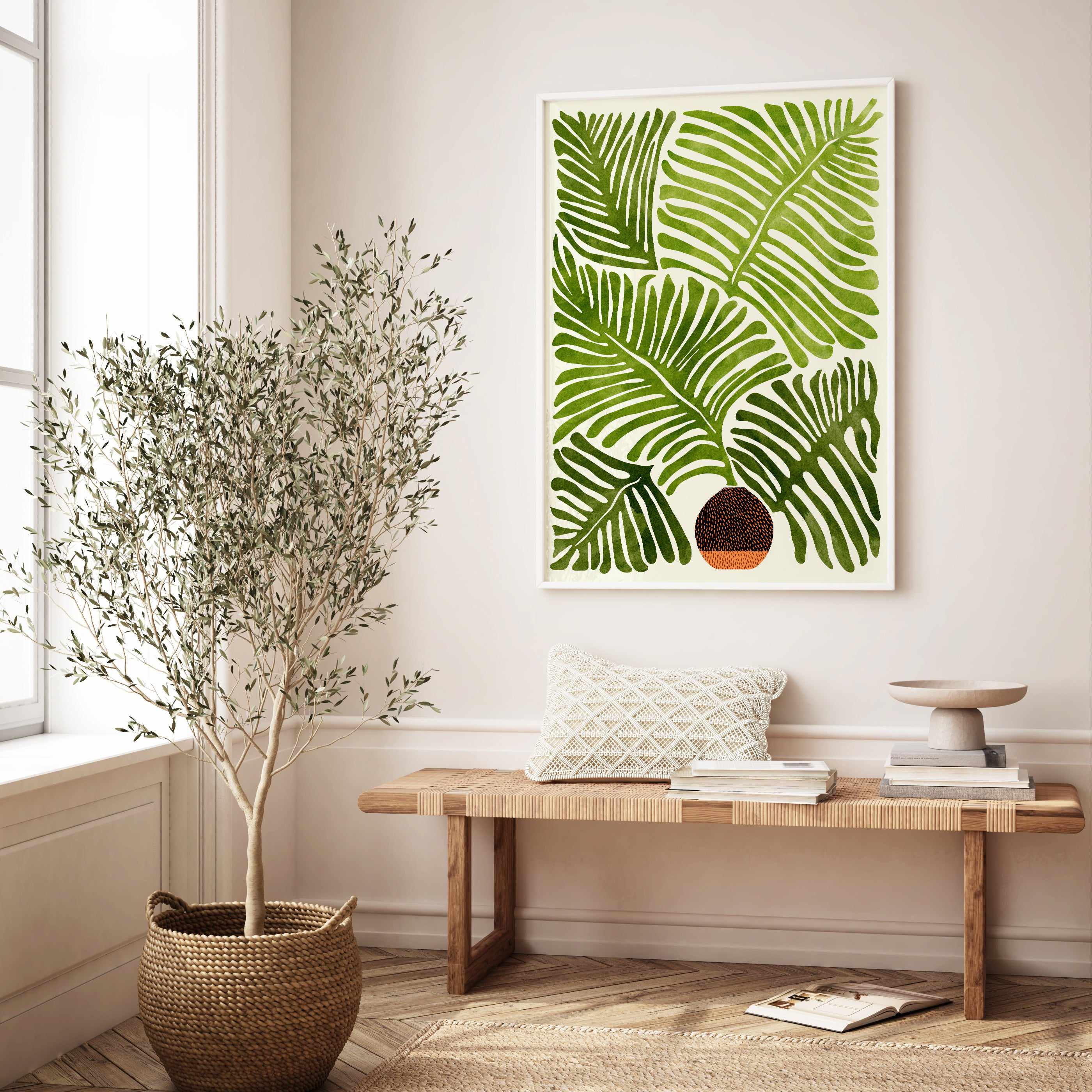 Summer Fern By Kristian Gallagher  | Art Print