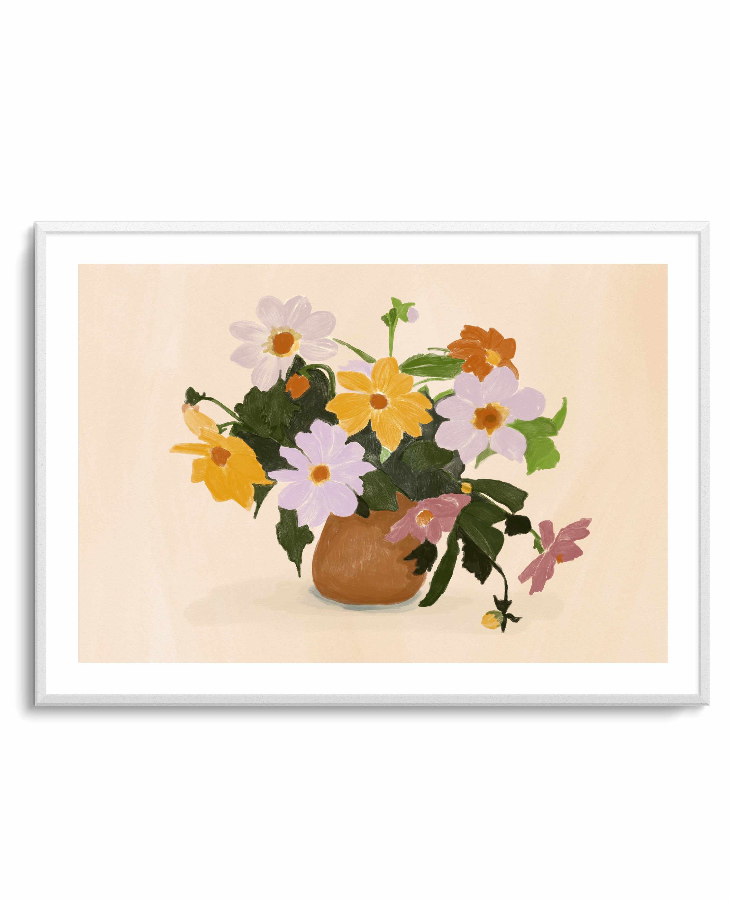 Summer Flowers by Jenny Liz Rome | Art Print