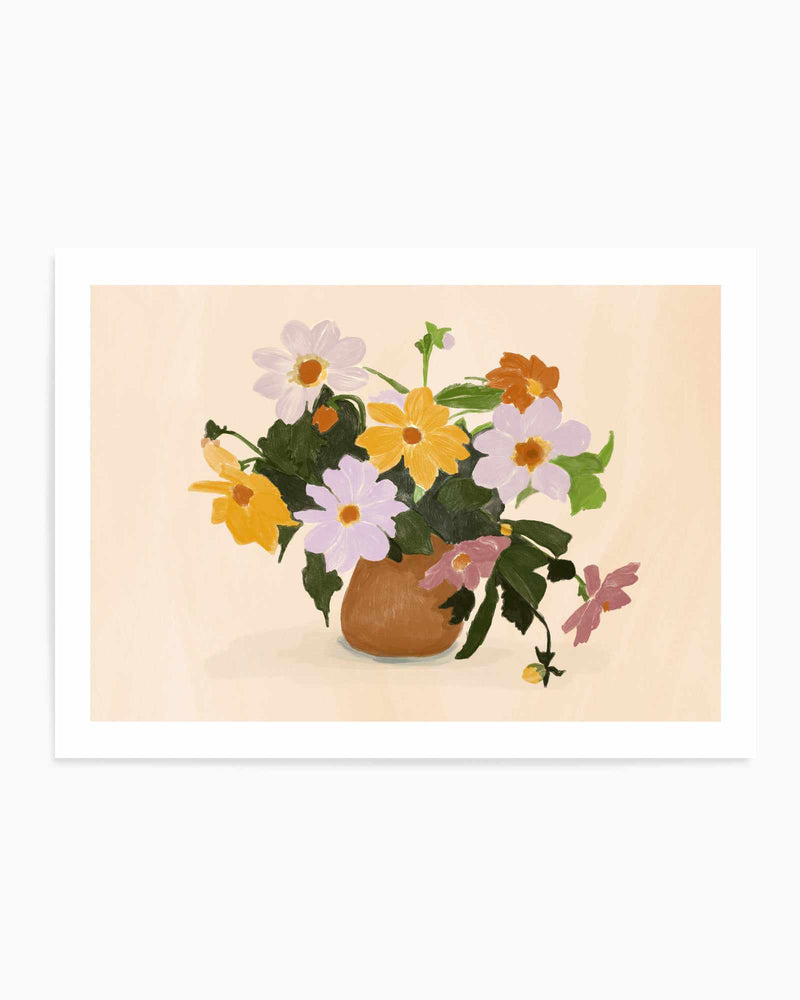 Summer Flowers by Jenny Liz Rome | Art Print