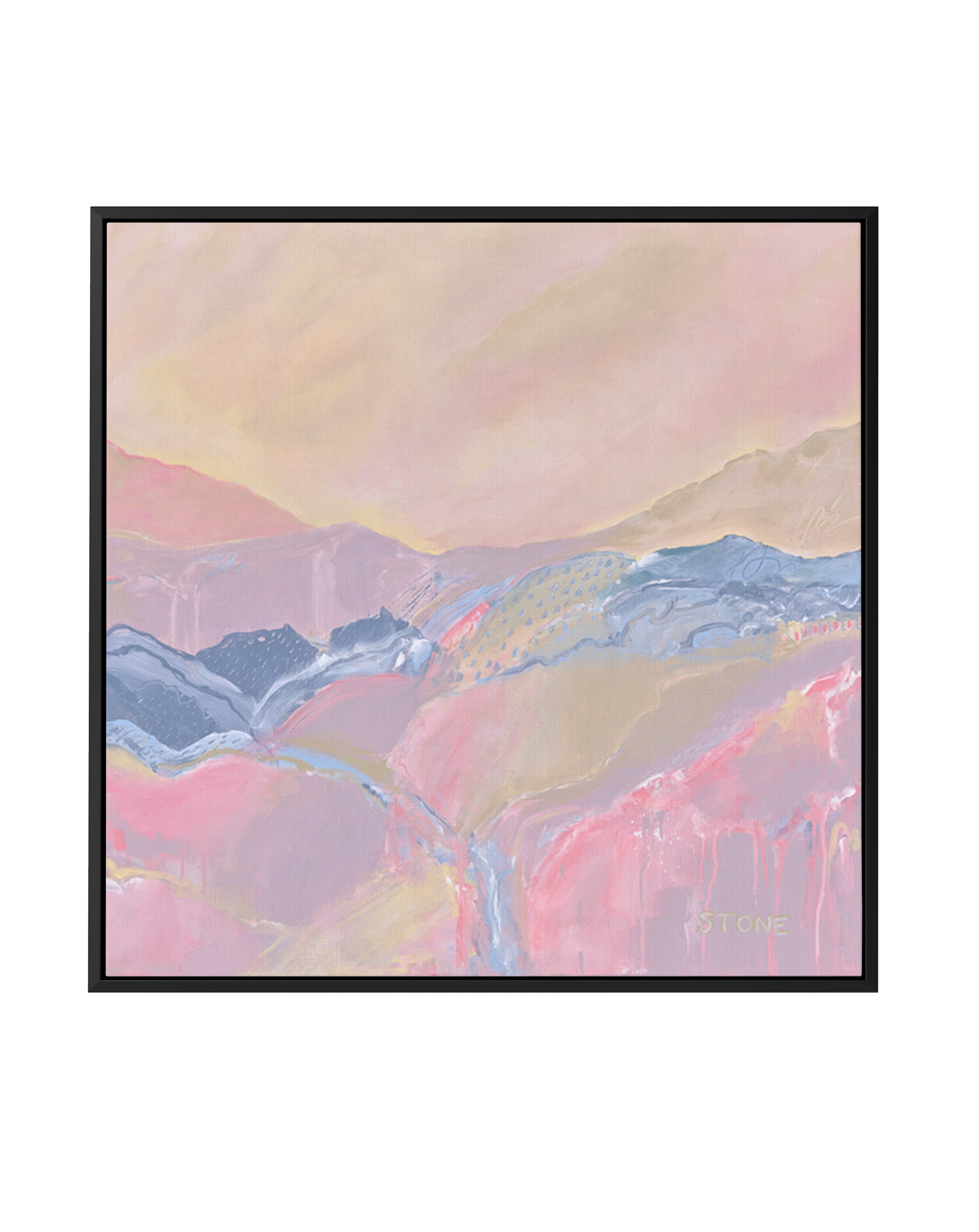 Summer Haze by Belinda Stone | Framed Canvas Art Print