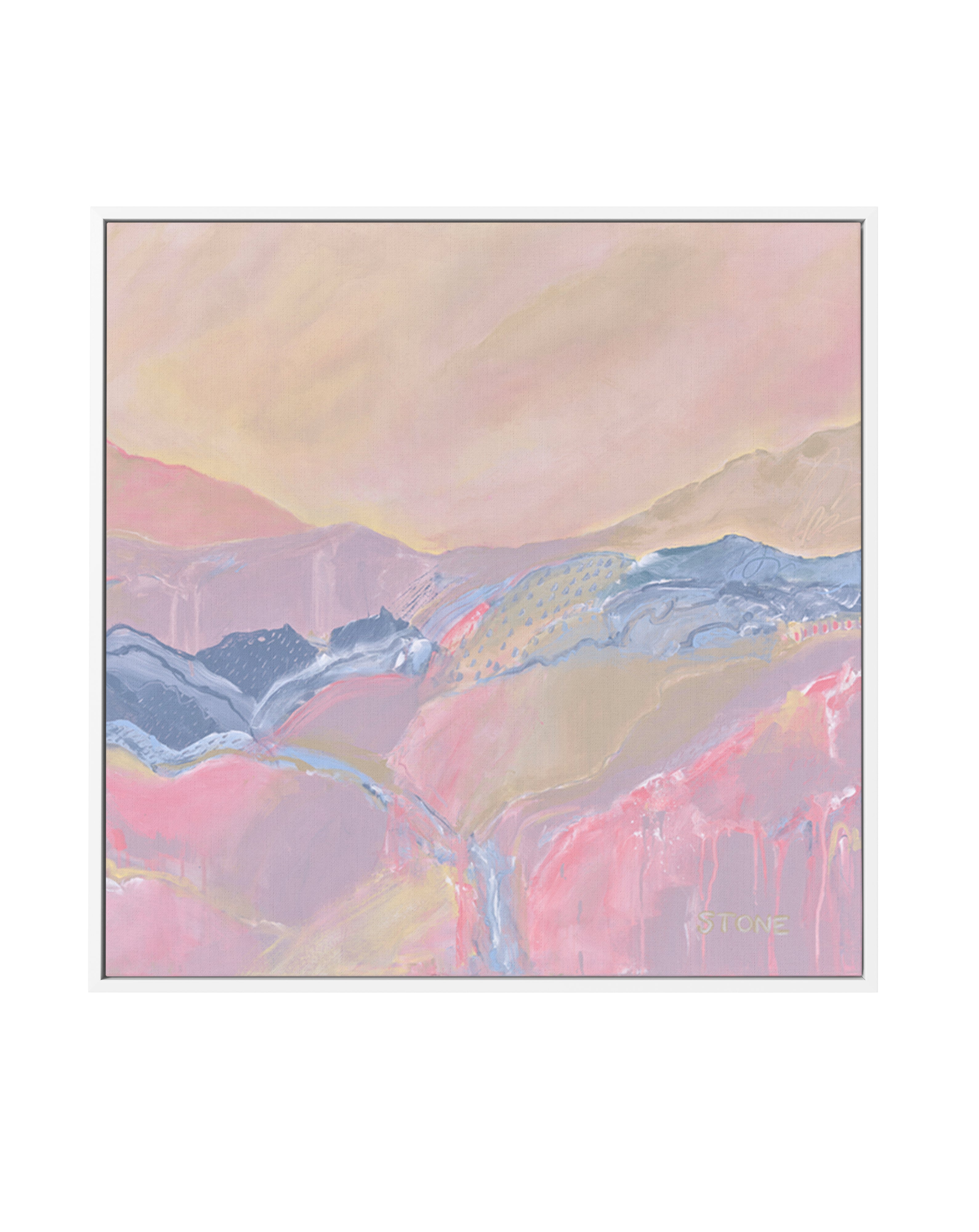 Summer Haze by Belinda Stone | Framed Canvas Art Print