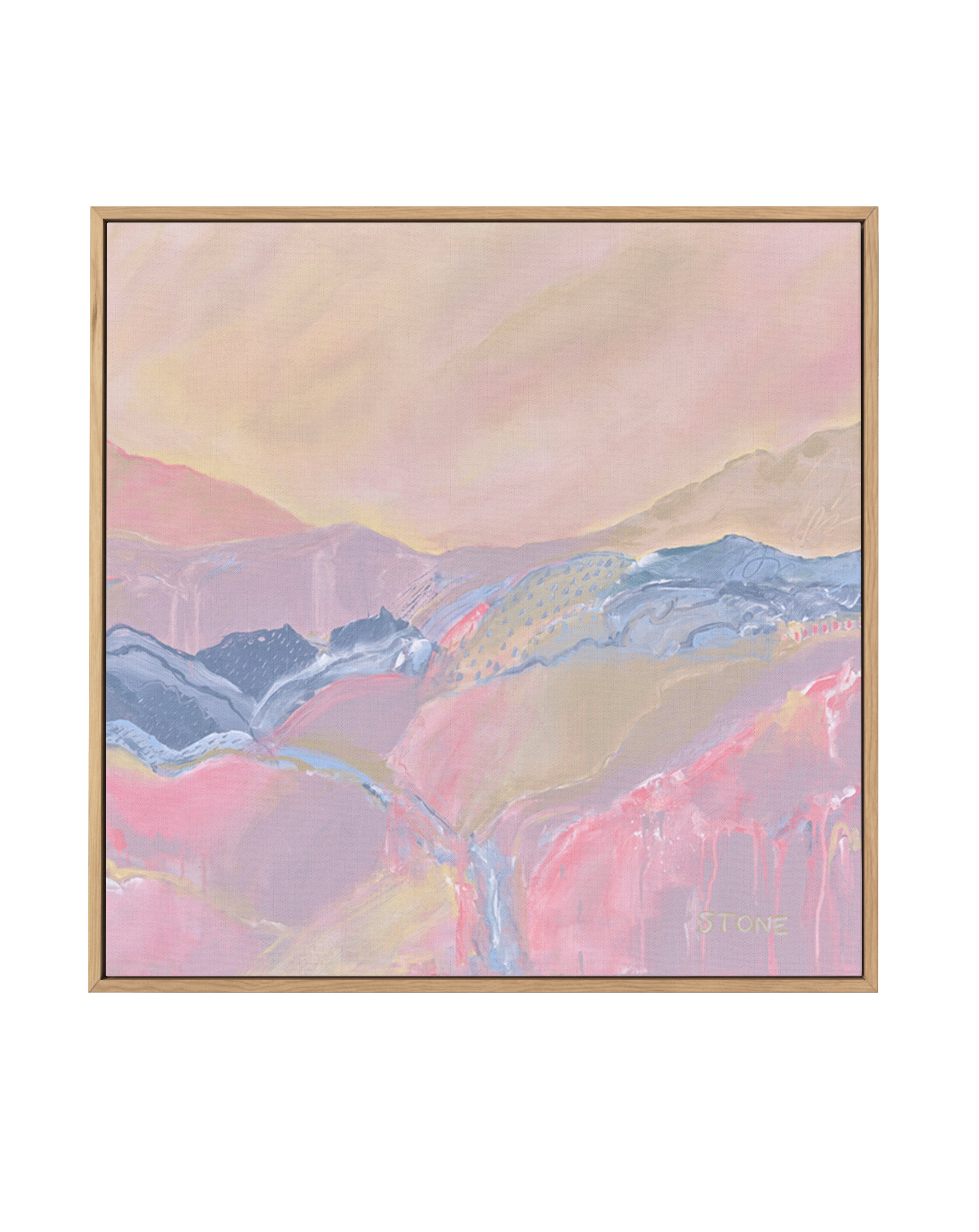 Summer Haze by Belinda Stone | Framed Canvas Art Print