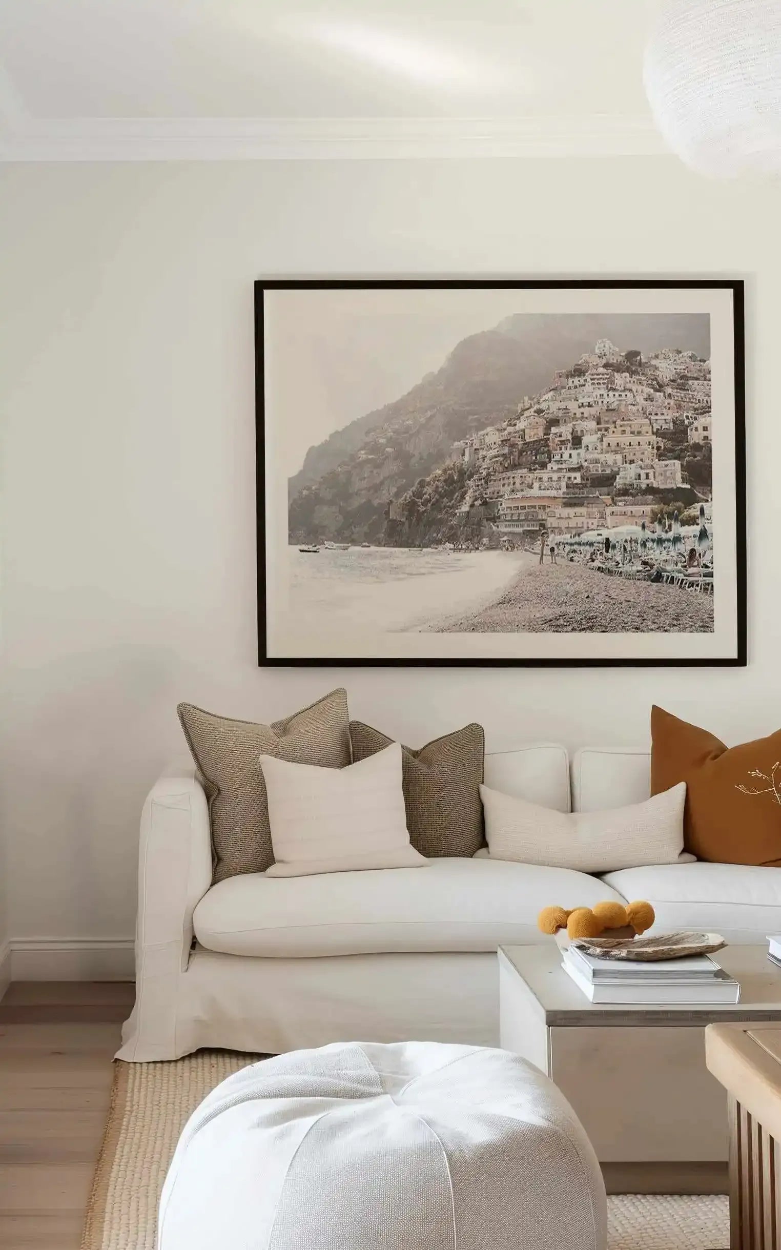 Summer Haze | Positano Art Print from Olive et Oriel where you can shop wallpaper and artworks online