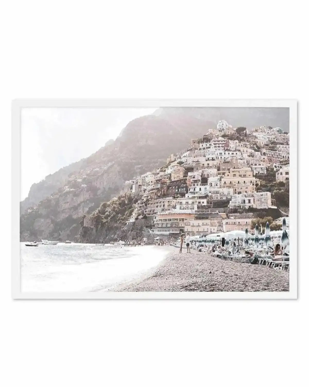 Summer Haze | Positano Art Print from Olive et Oriel where you can shop wallpaper and artworks online