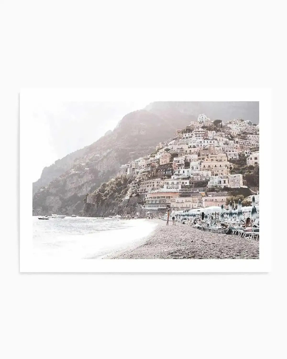 Summer Haze | Positano Art Print from Olive et Oriel where you can shop wallpaper and artworks online