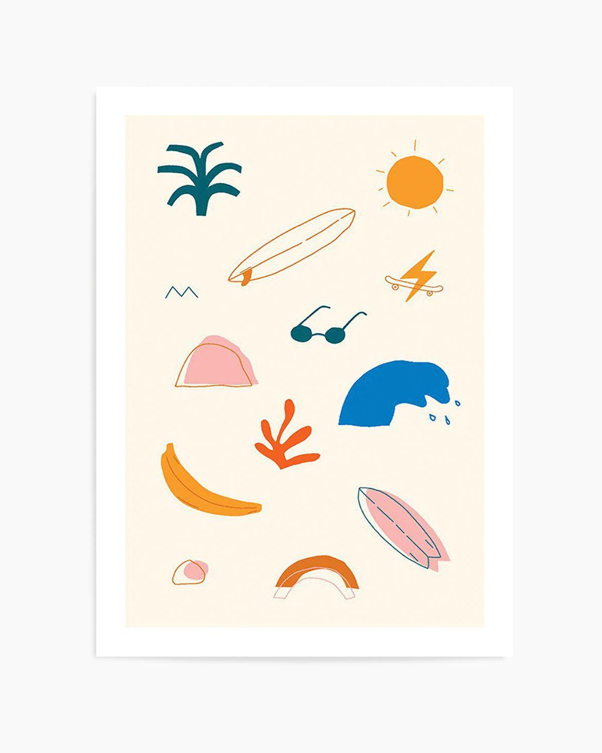 Summer Holiday Art Print