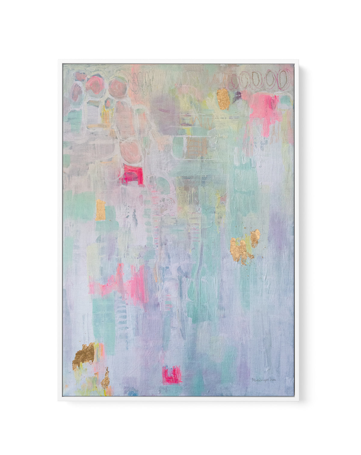 Summer House | Framed Canvas Art Print