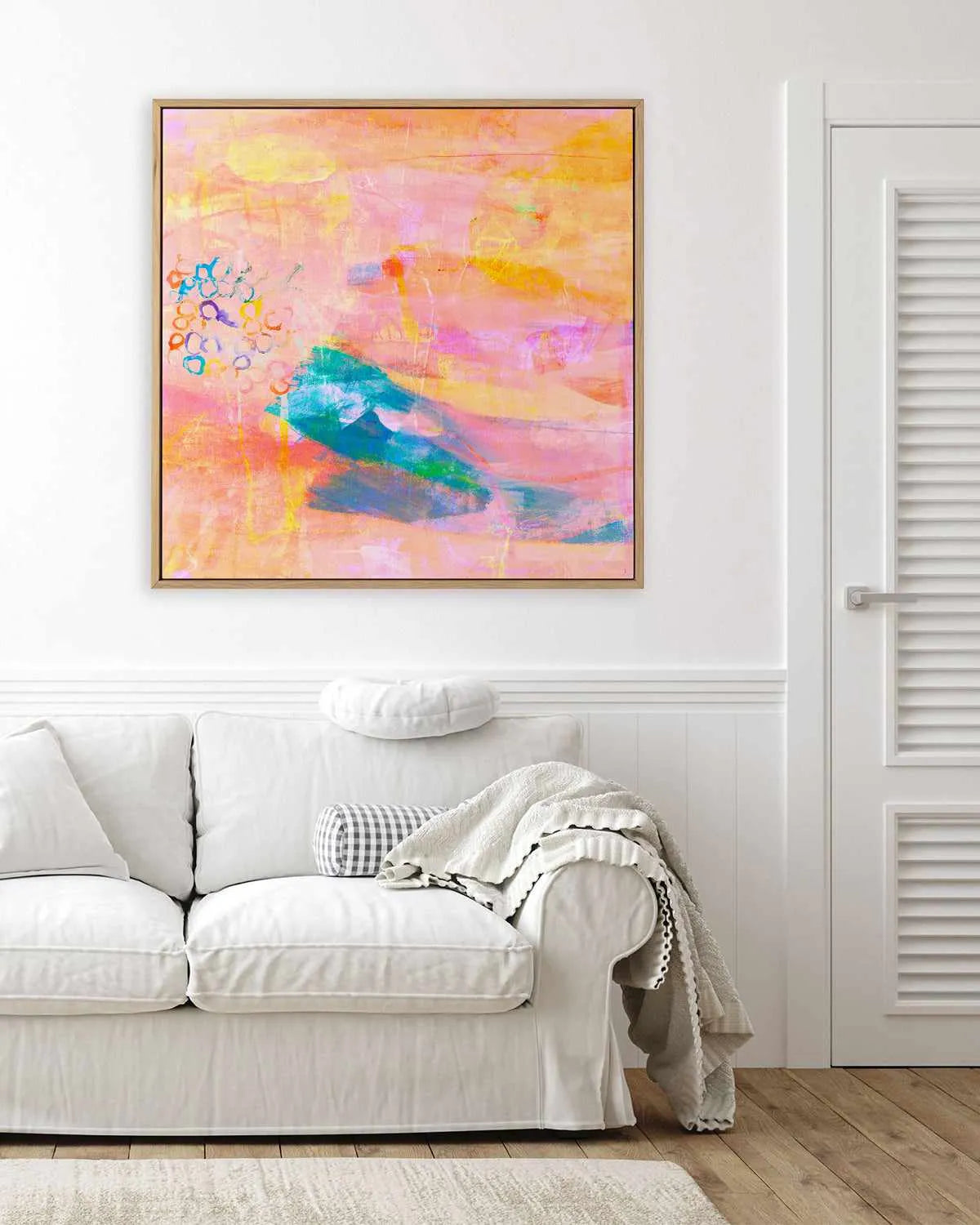 Summer Love by Antonia Tzenova | Framed Canvas Art Print from Olive et Oriel where you can shop wallpaper and artworks online