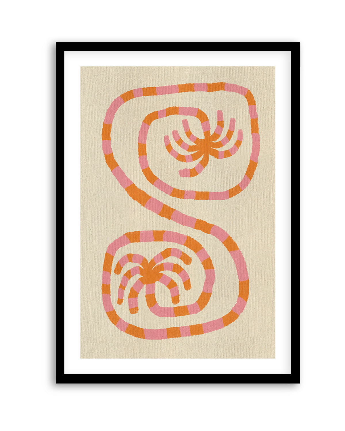 Summer Palms Connection by Shatha Al Dafai | Art Print