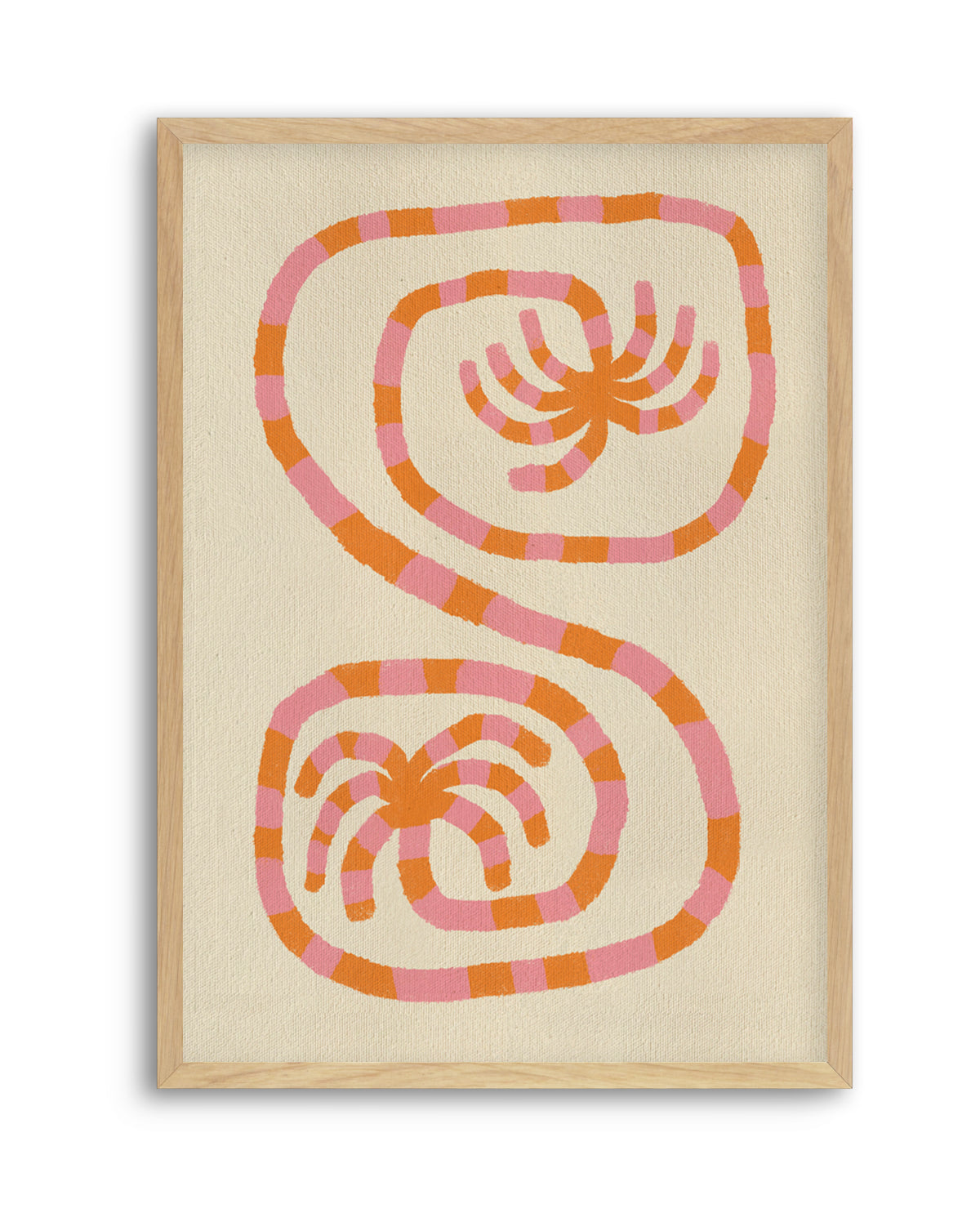 Summer Palms Connection by Shatha Al Dafai | Art Print