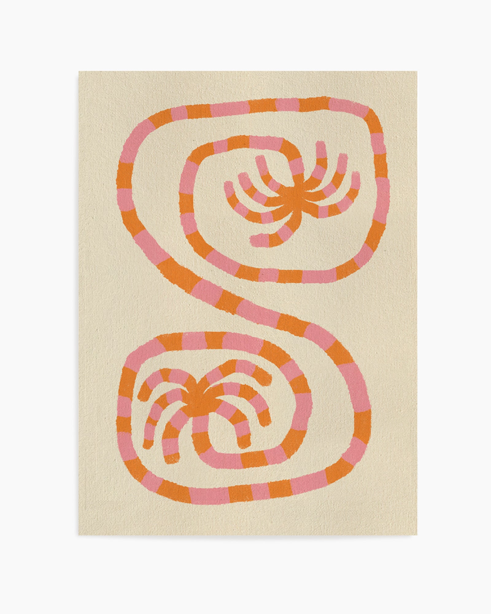 Summer Palms Connection by Shatha Al Dafai | Art Print