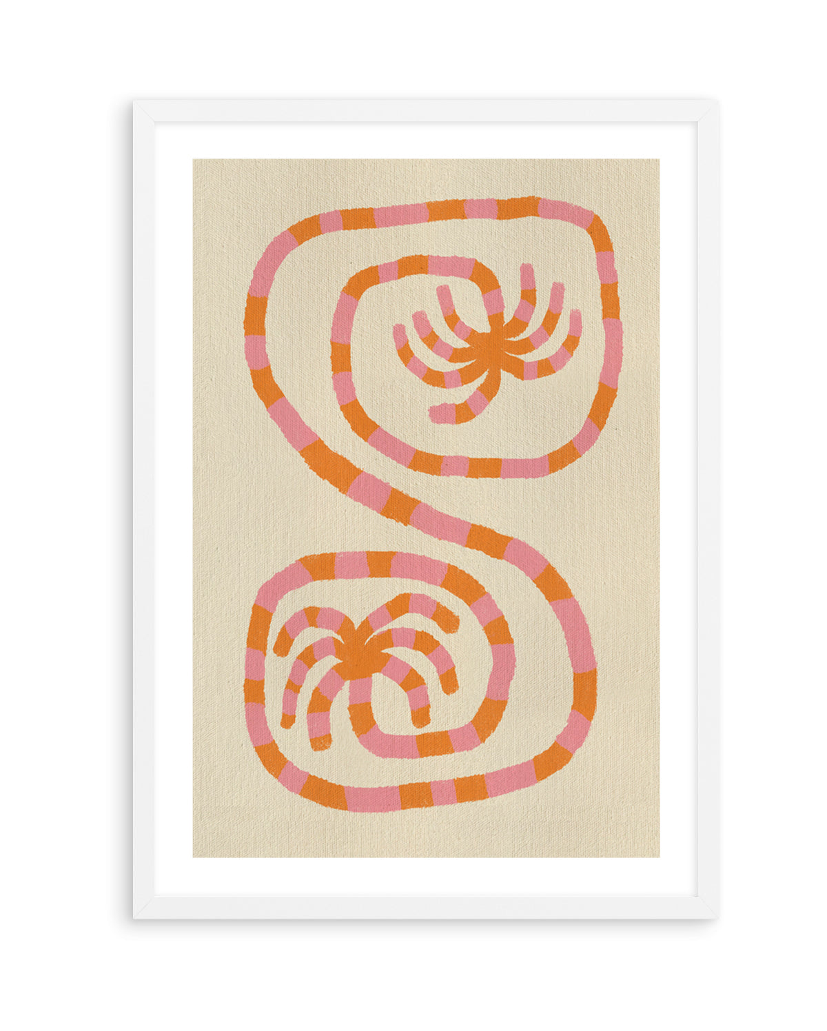 Summer Palms Connection by Shatha Al Dafai | Art Print