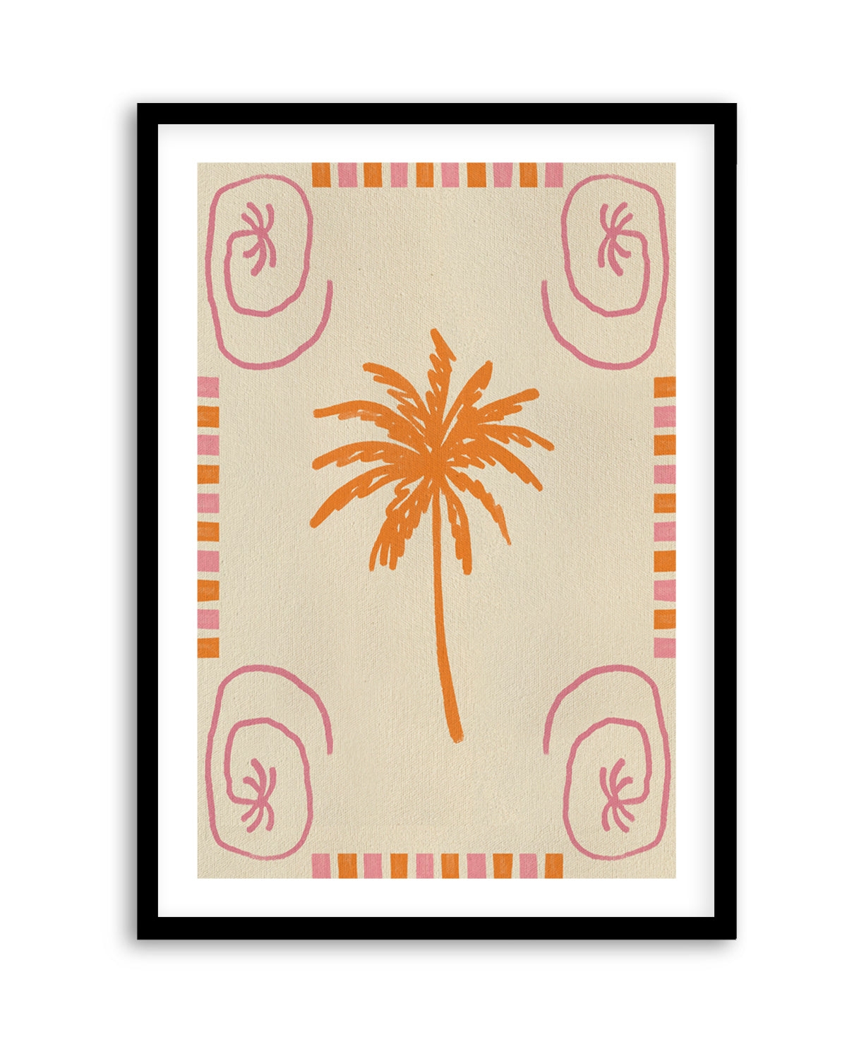 Summer Palms Dance by Shatha Al Dafai | Art Print