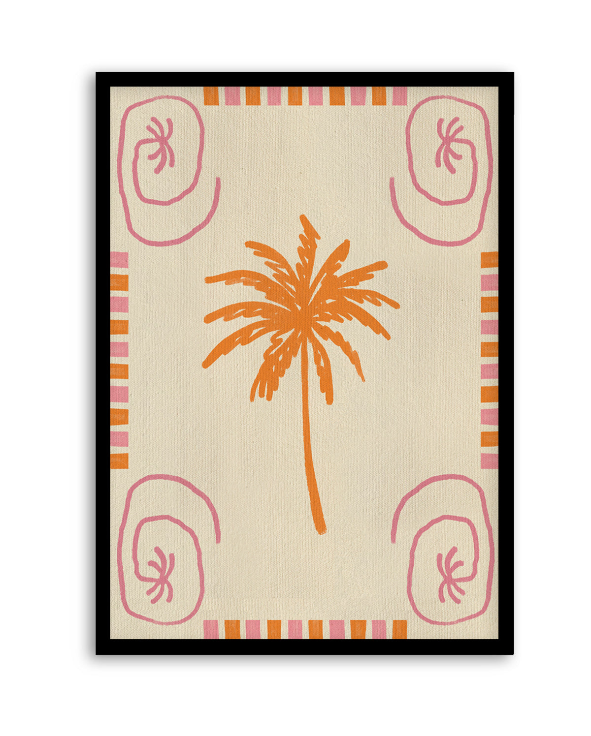 Summer Palms Dance by Shatha Al Dafai | Art Print