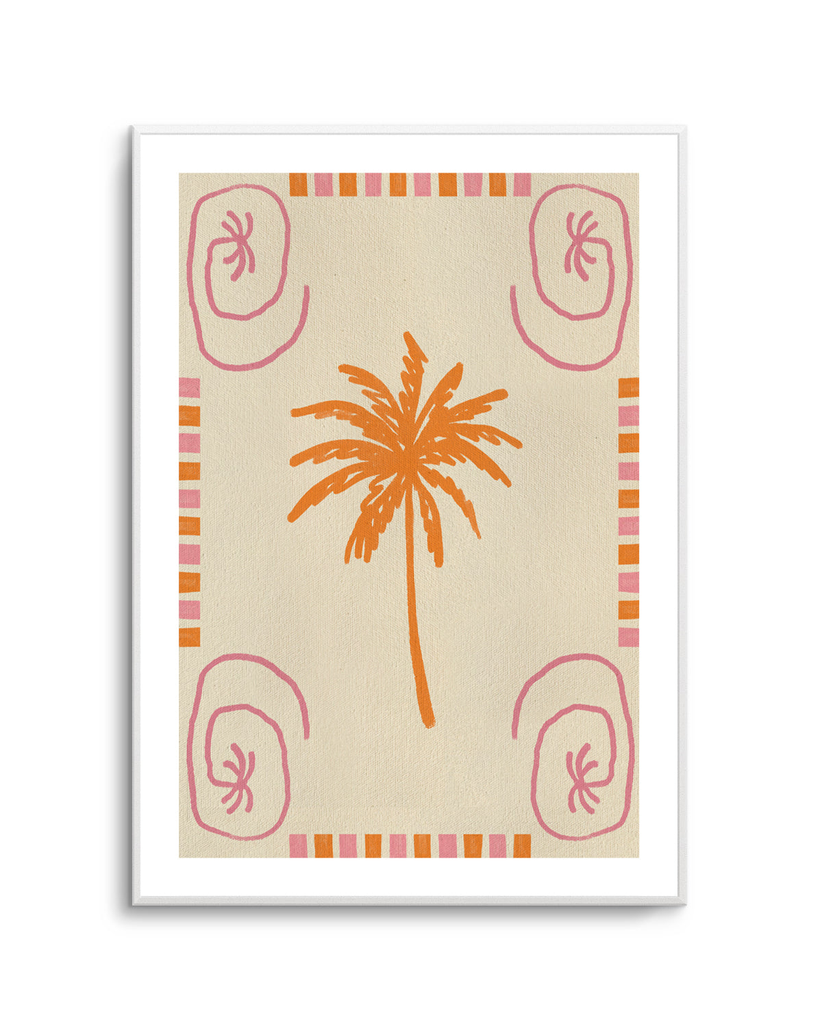 Summer Palms Dance by Shatha Al Dafai | Art Print