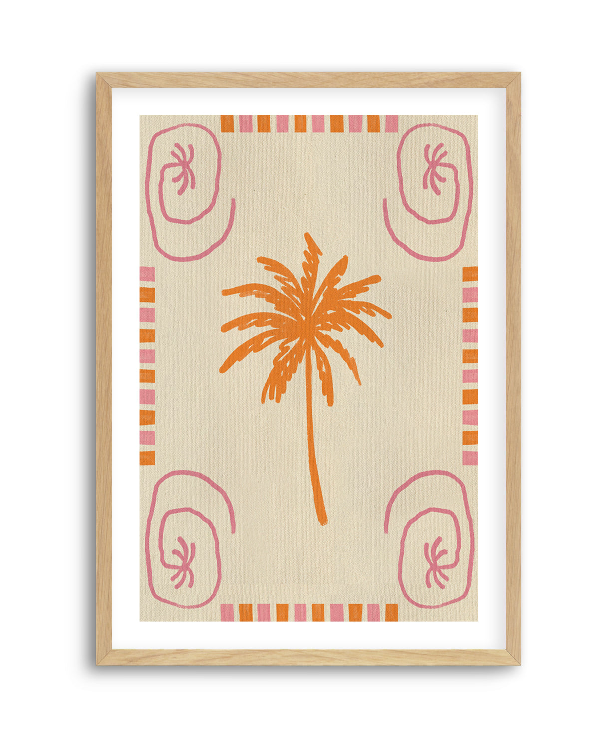 Summer Palms Dance by Shatha Al Dafai | Art Print