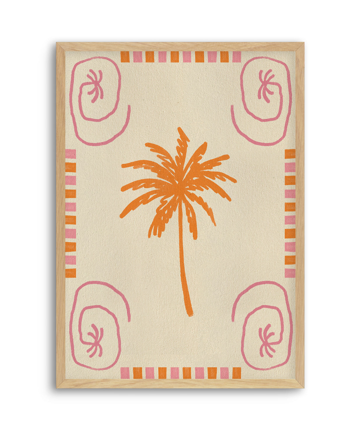 Summer Palms Dance by Shatha Al Dafai | Art Print