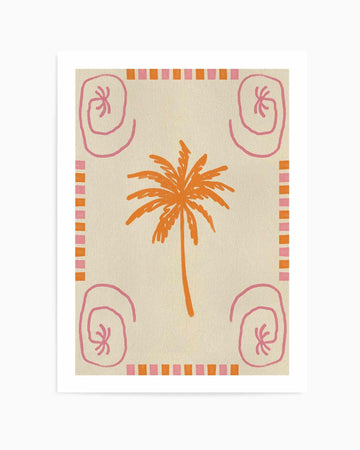Summer Palms Dance by Shatha Al Dafai | Art Print from Olive et Oriel where you can shop wallpaper and artworks online