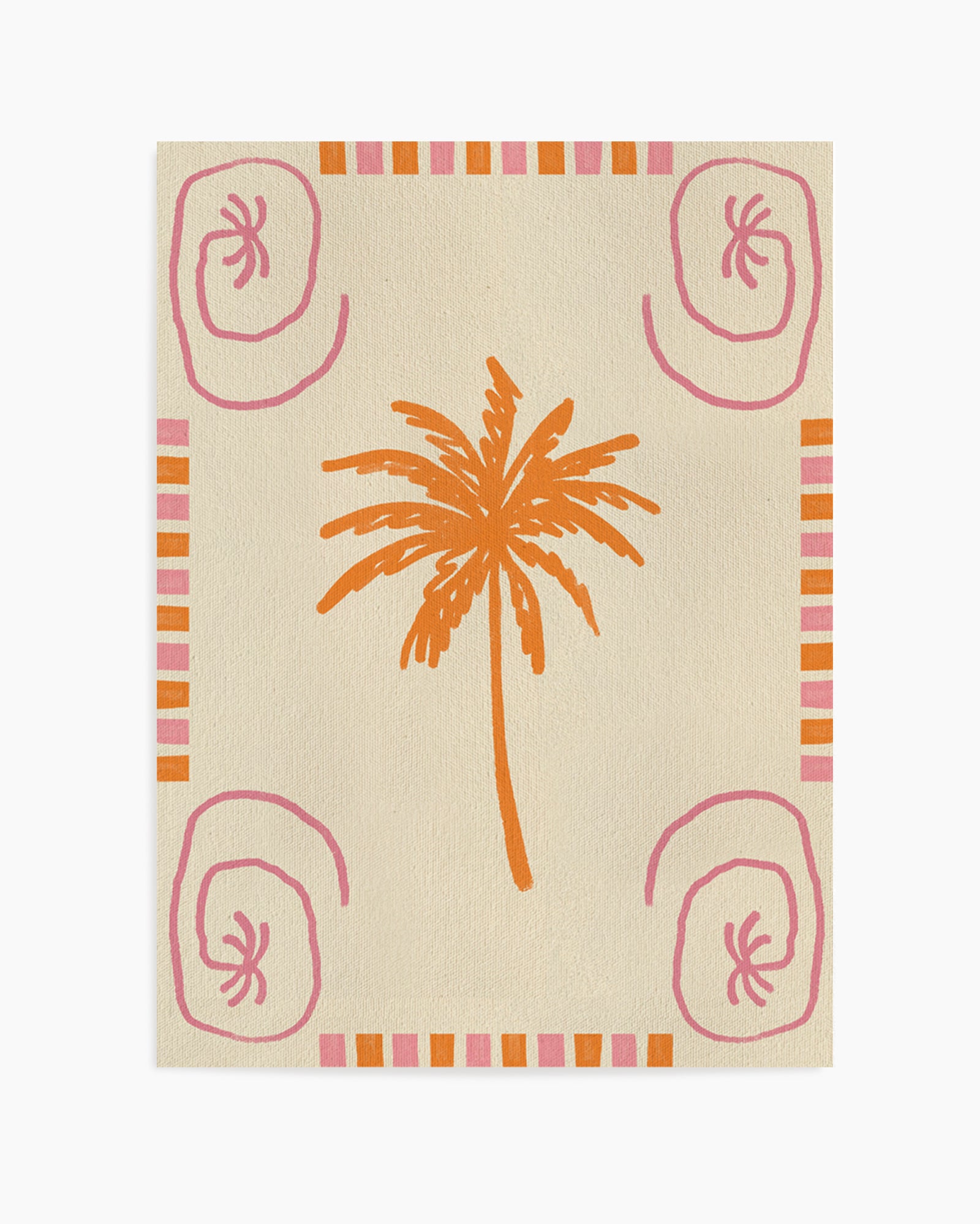 Summer Palms Dance by Shatha Al Dafai | Art Print