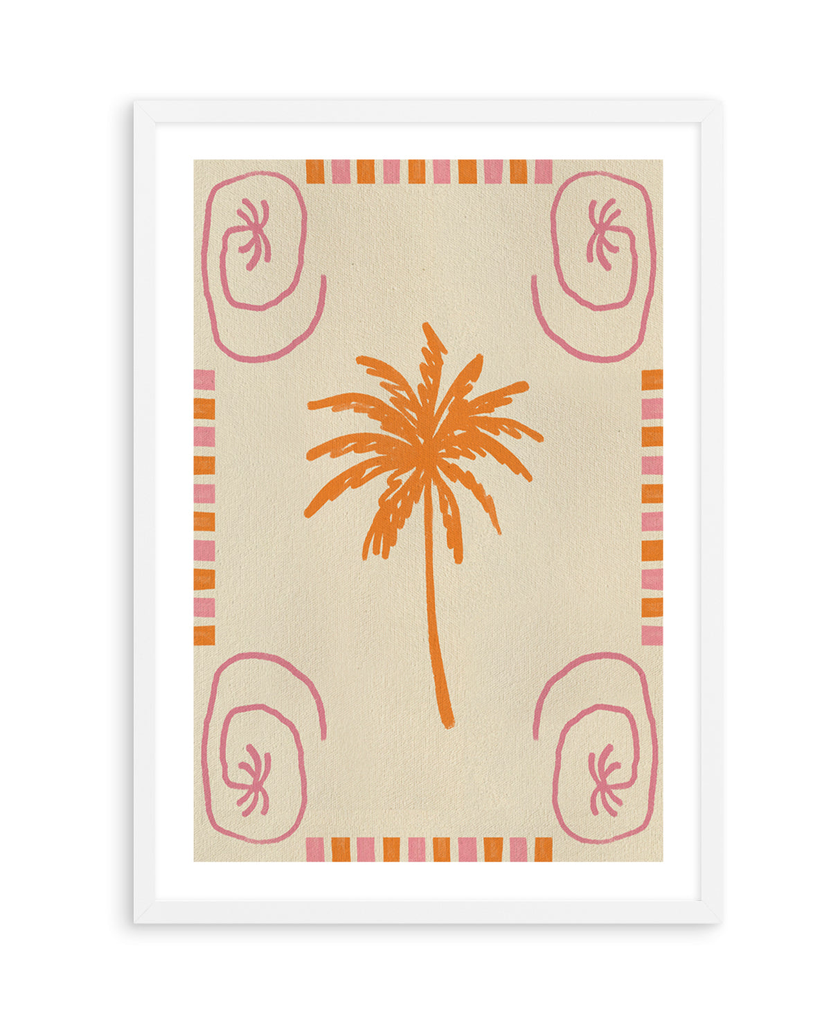Summer Palms Dance by Shatha Al Dafai | Art Print