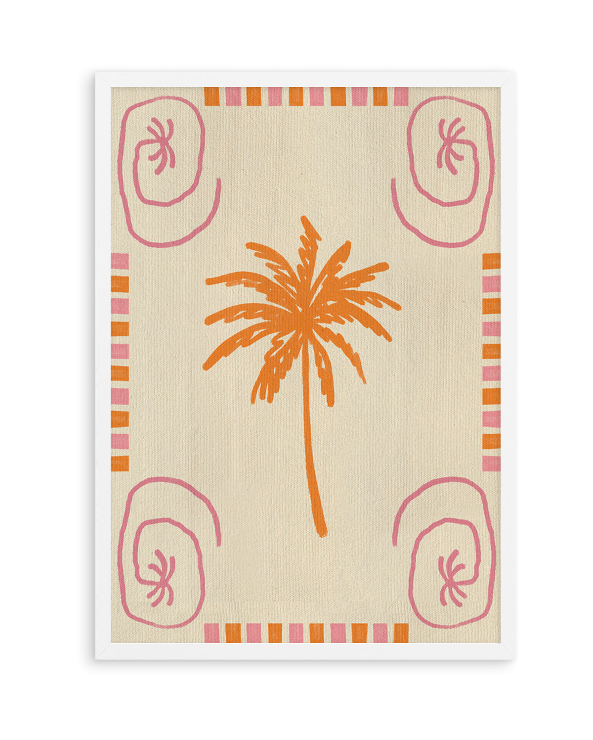 Summer Palms Dance by Shatha Al Dafai | Art Print