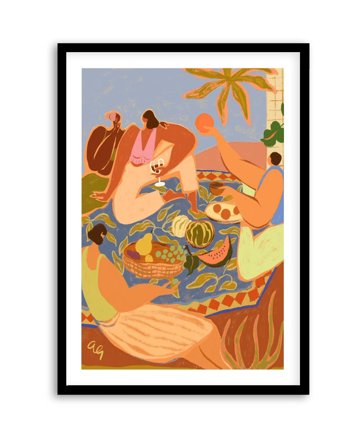 Summer Picnic by Arty Guava | Art Print from Olive et Oriel where you can shop wallpaper and artworks online