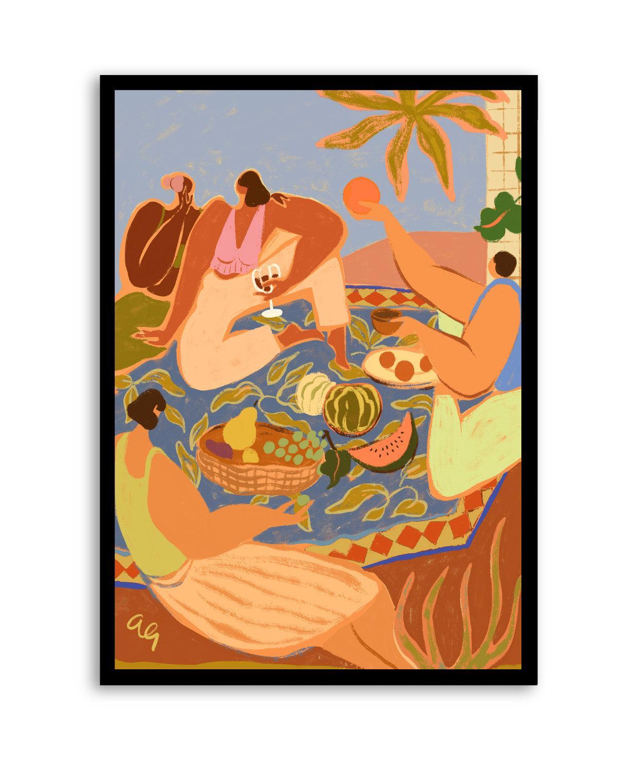 Summer Picnic by Arty Guava | Art Print from Olive et Oriel where you can shop wallpaper and artworks online
