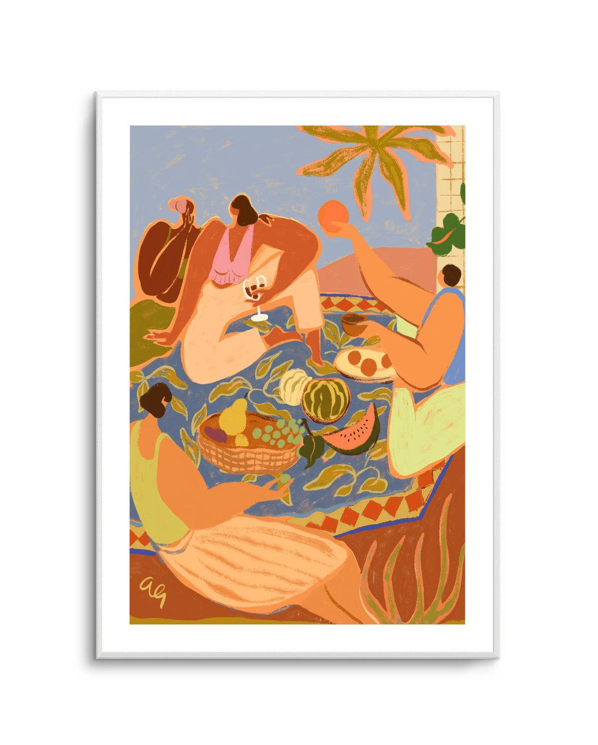 Summer Picnic by Arty Guava | Art Print from Olive et Oriel where you can shop wallpaper and artworks online