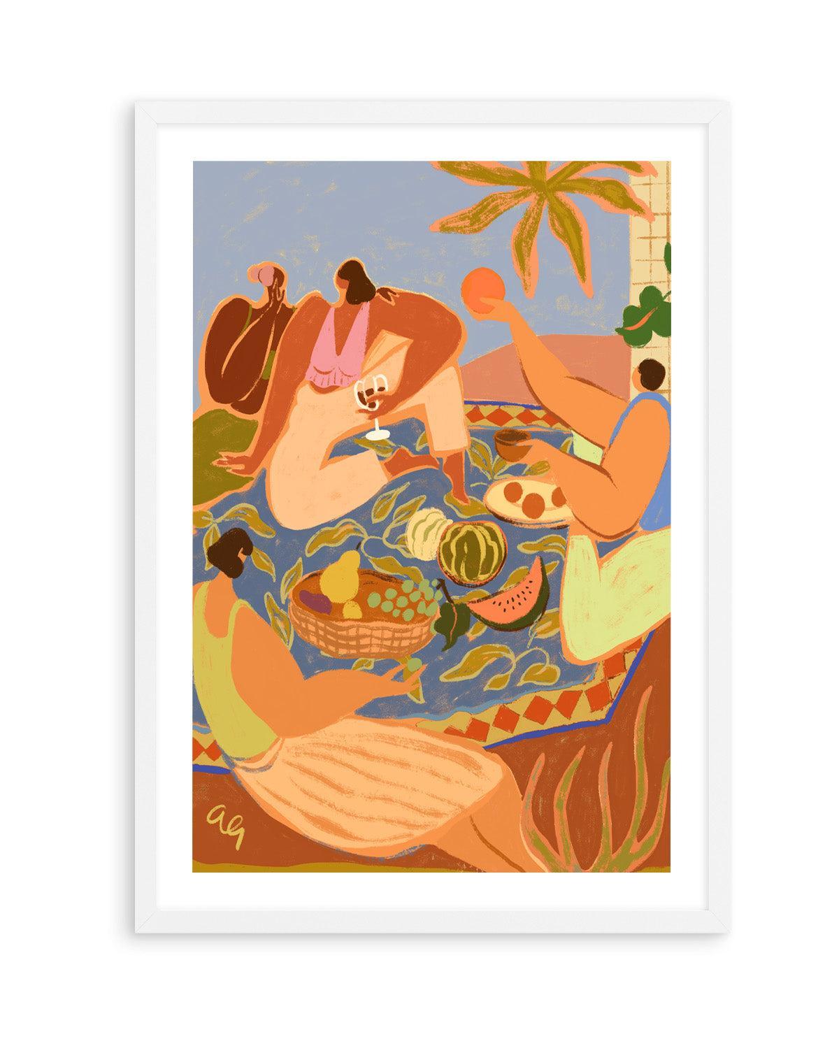 Summer Picnic by Arty Guava | Art Print from Olive et Oriel where you can shop wallpaper and artworks online