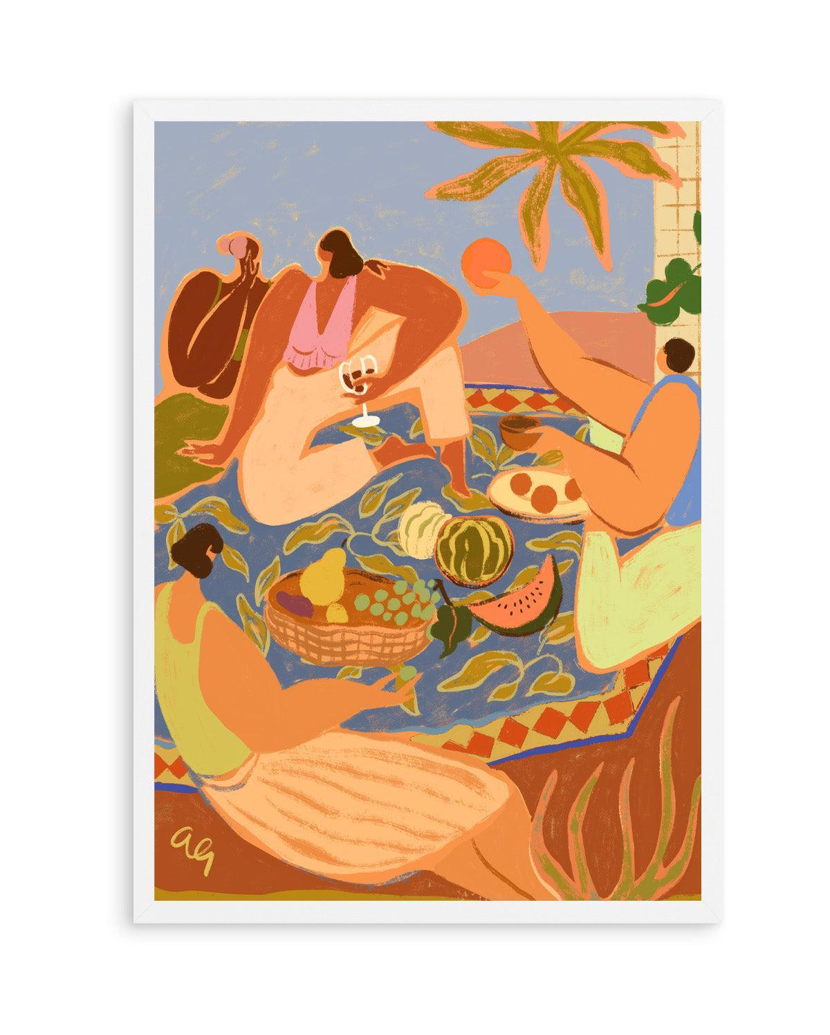 Summer Picnic by Arty Guava | Art Print from Olive et Oriel where you can shop wallpaper and artworks online