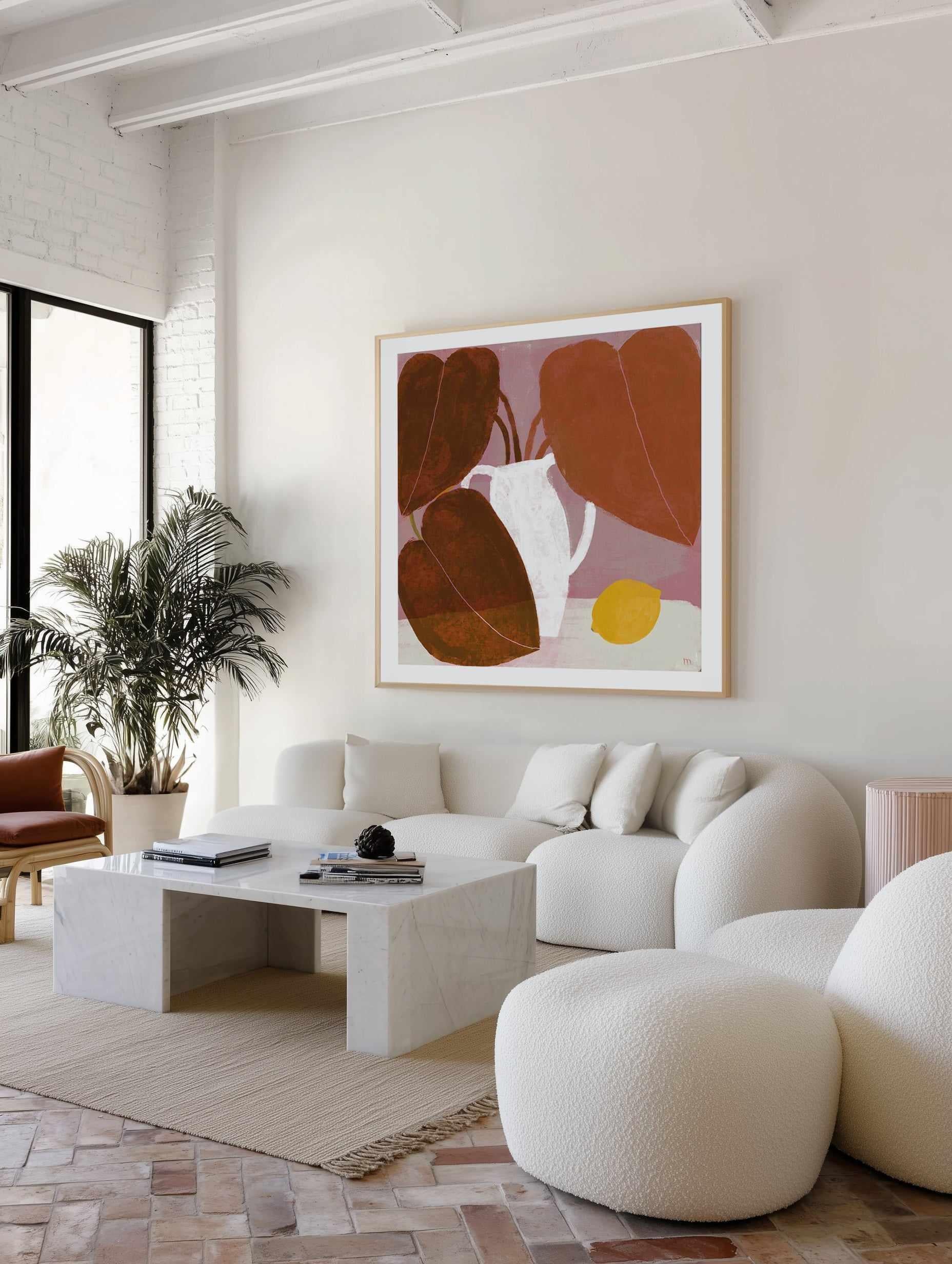 Summer Plant by Marco Marella | Art Print from Olive et Oriel where you can shop wallpaper and artworks online