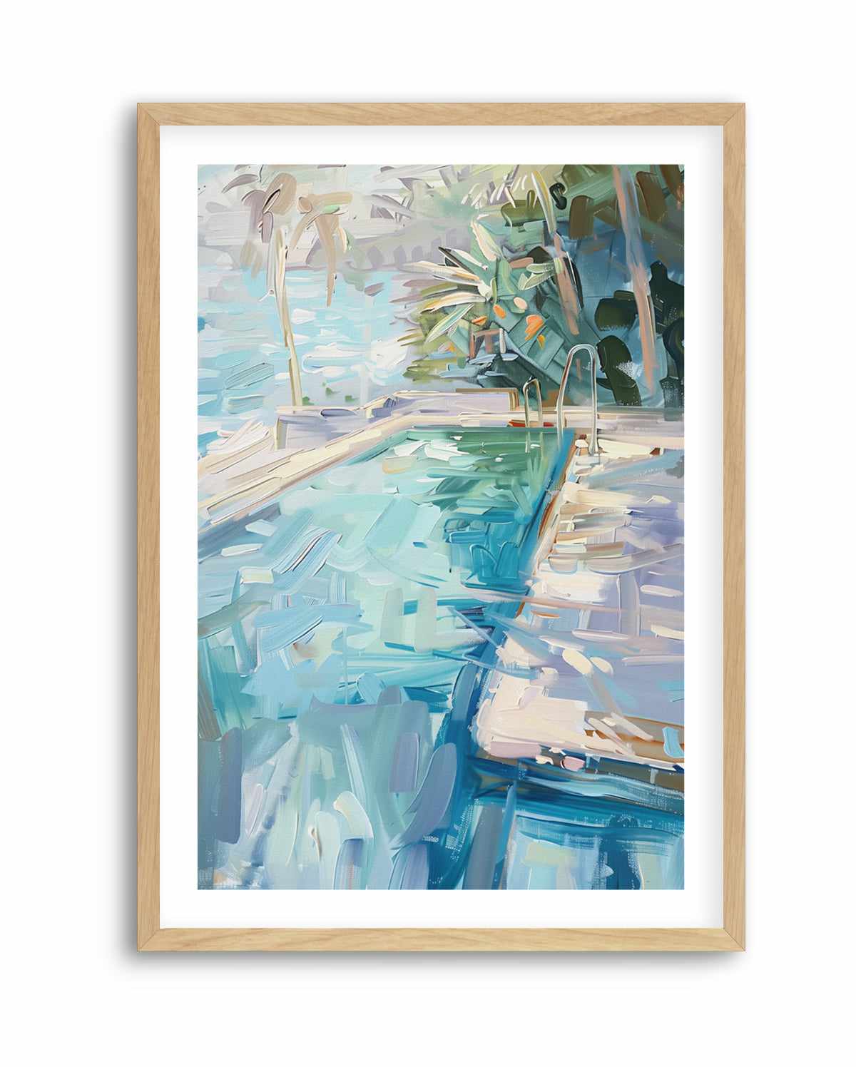 Summer Pool View No I | Art Print