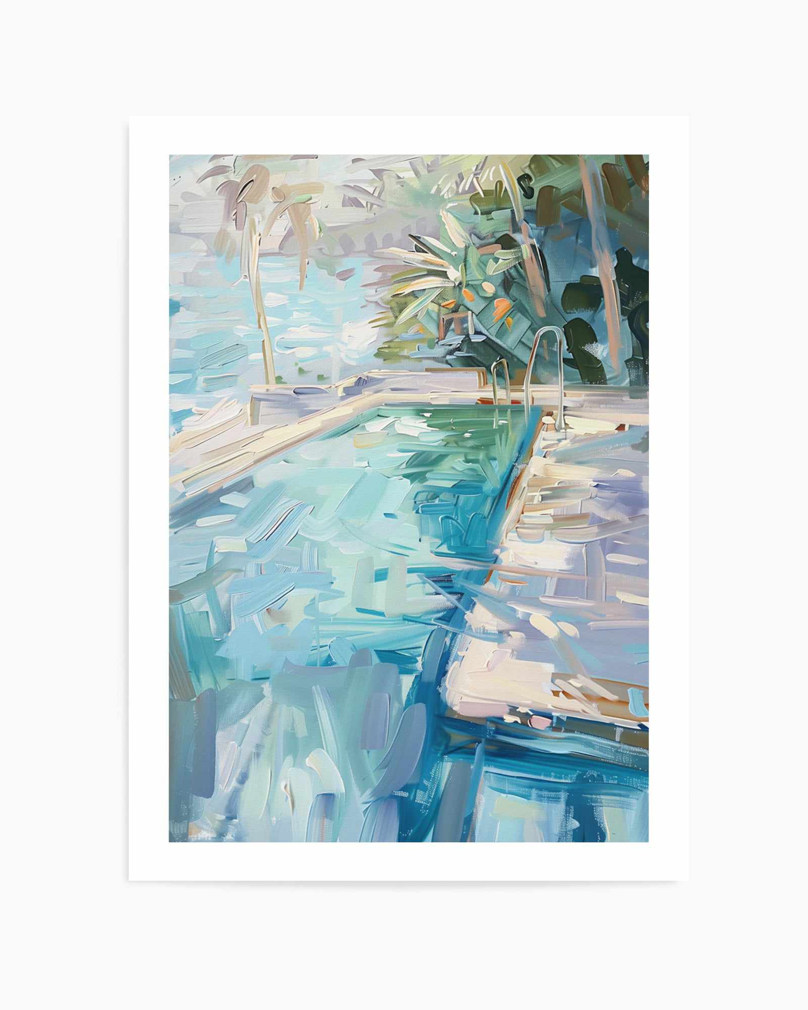 Summer Pool View No I | Art Print