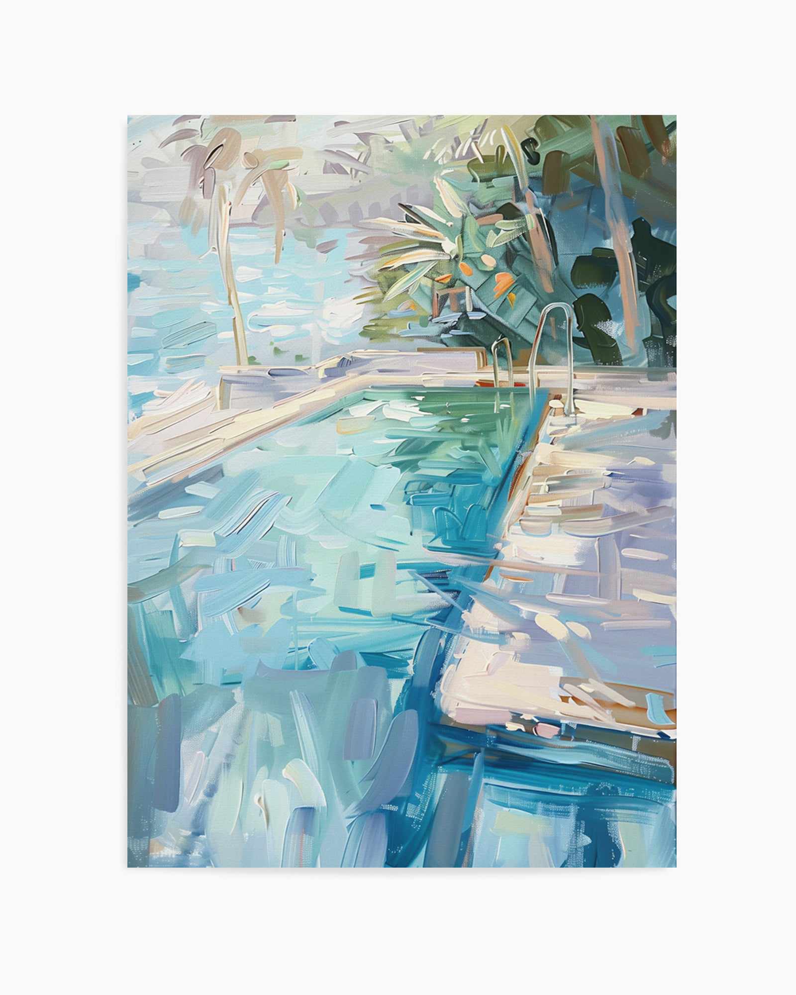 Summer Pool View No I | Art Print