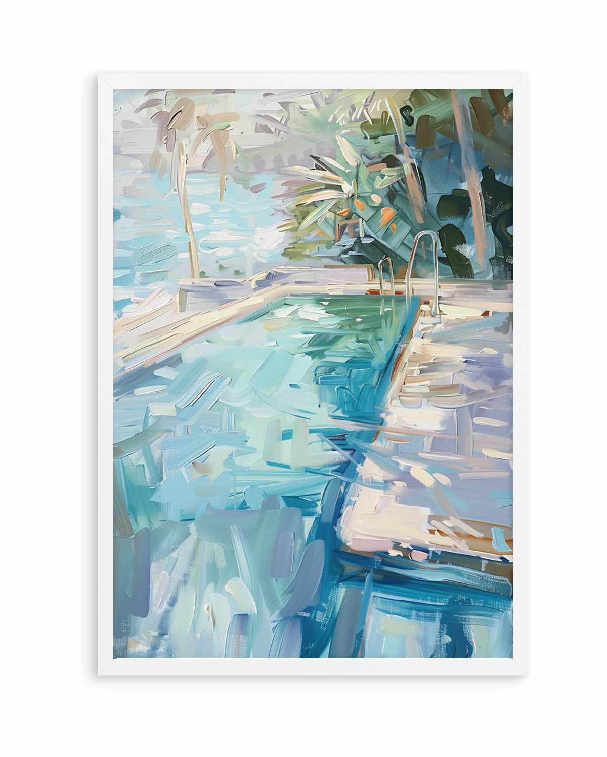 Summer Pool View No I | Art Print