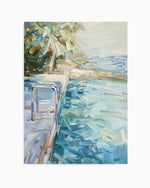Summer Pool View No II | Art Print
