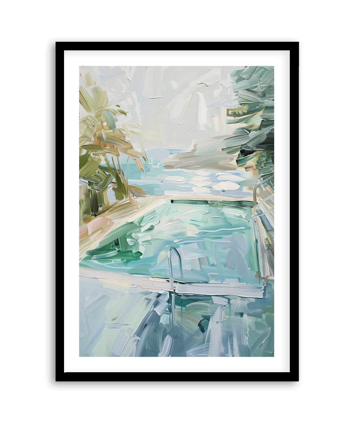 Summer Pool View No III | Art Print