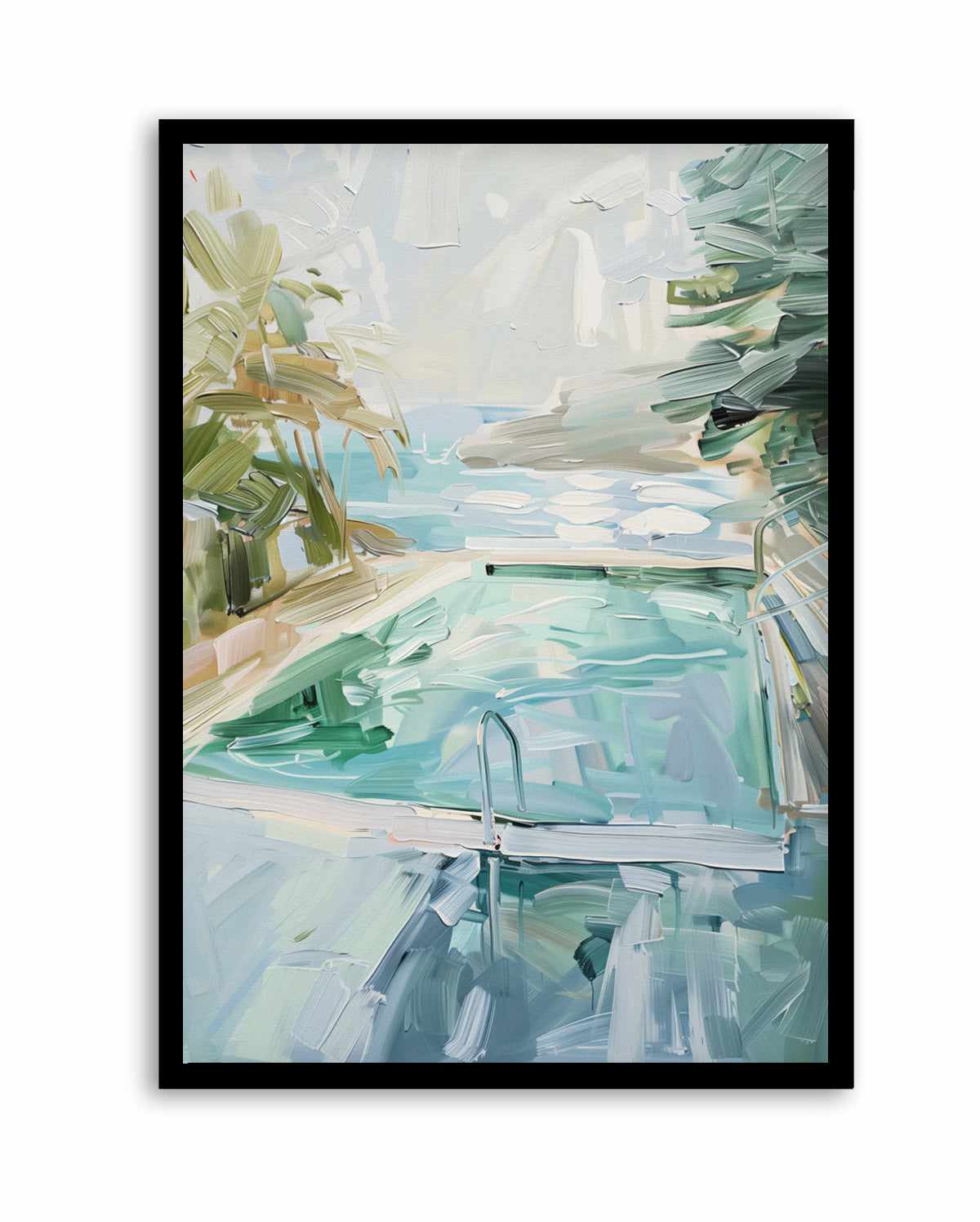 Summer Pool View No III | Art Print