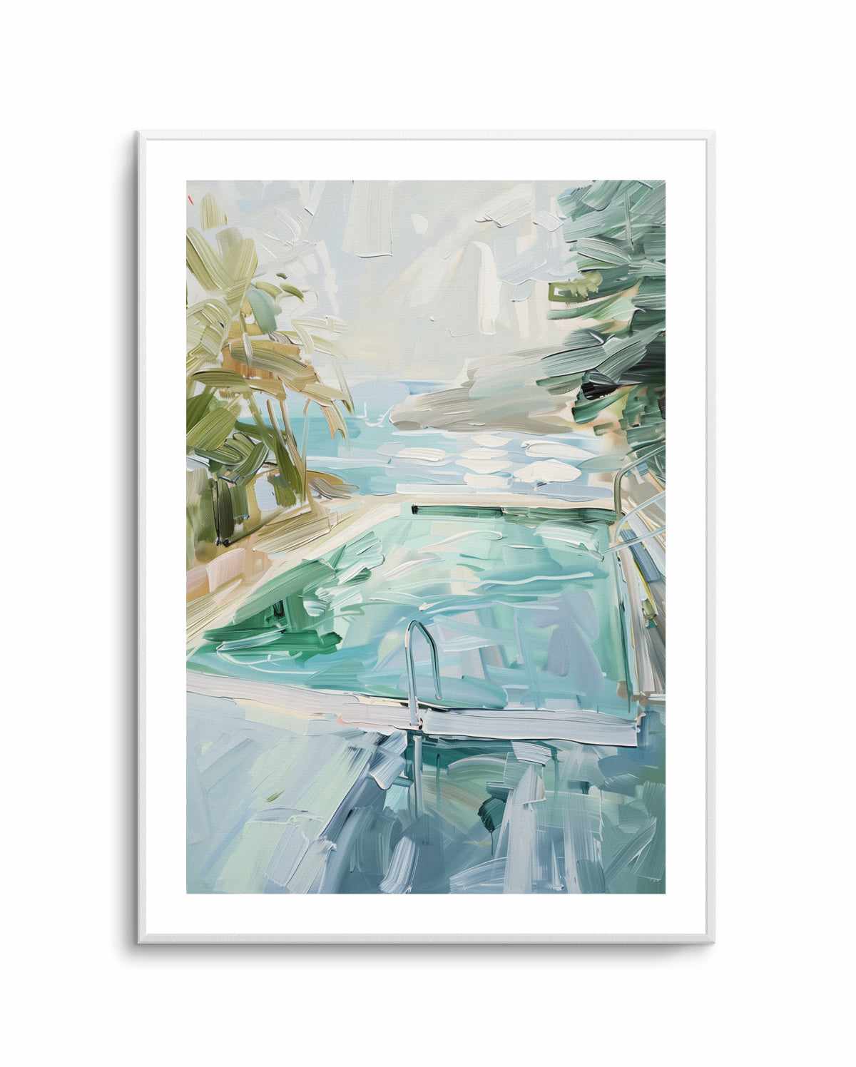 Summer Pool View No III | Art Print