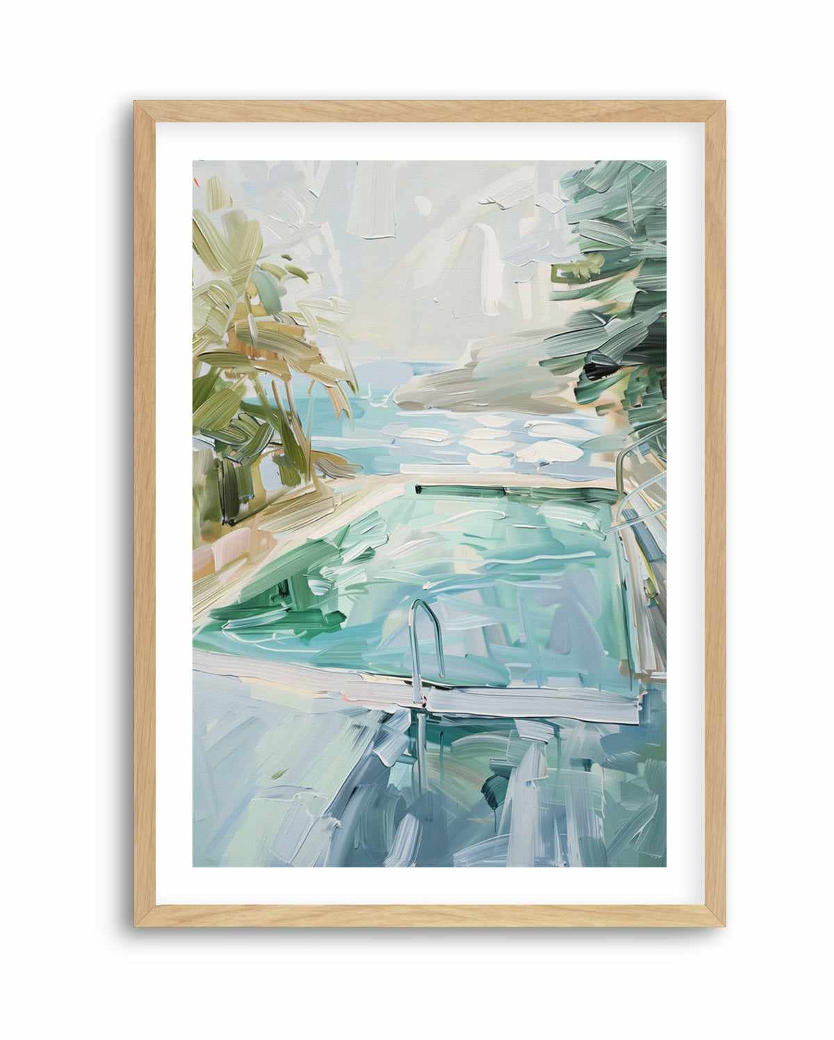 Summer Pool View No III | Art Print