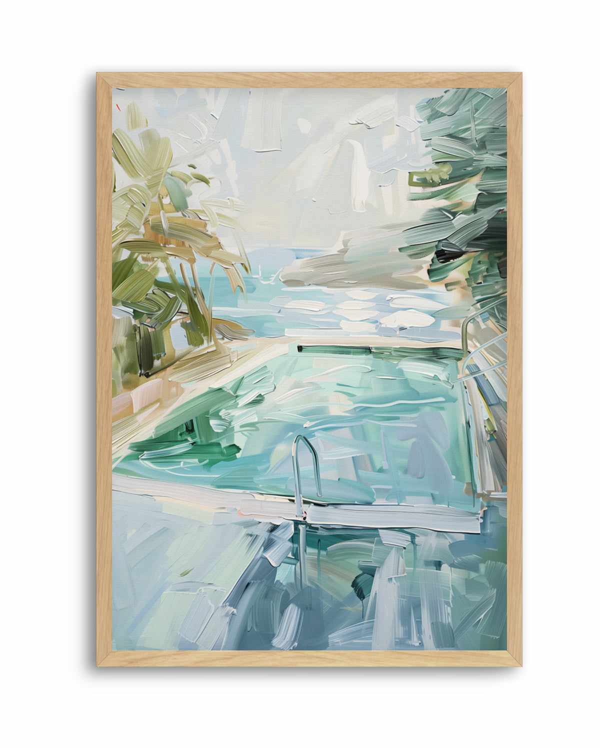 Summer Pool View No III | Art Print