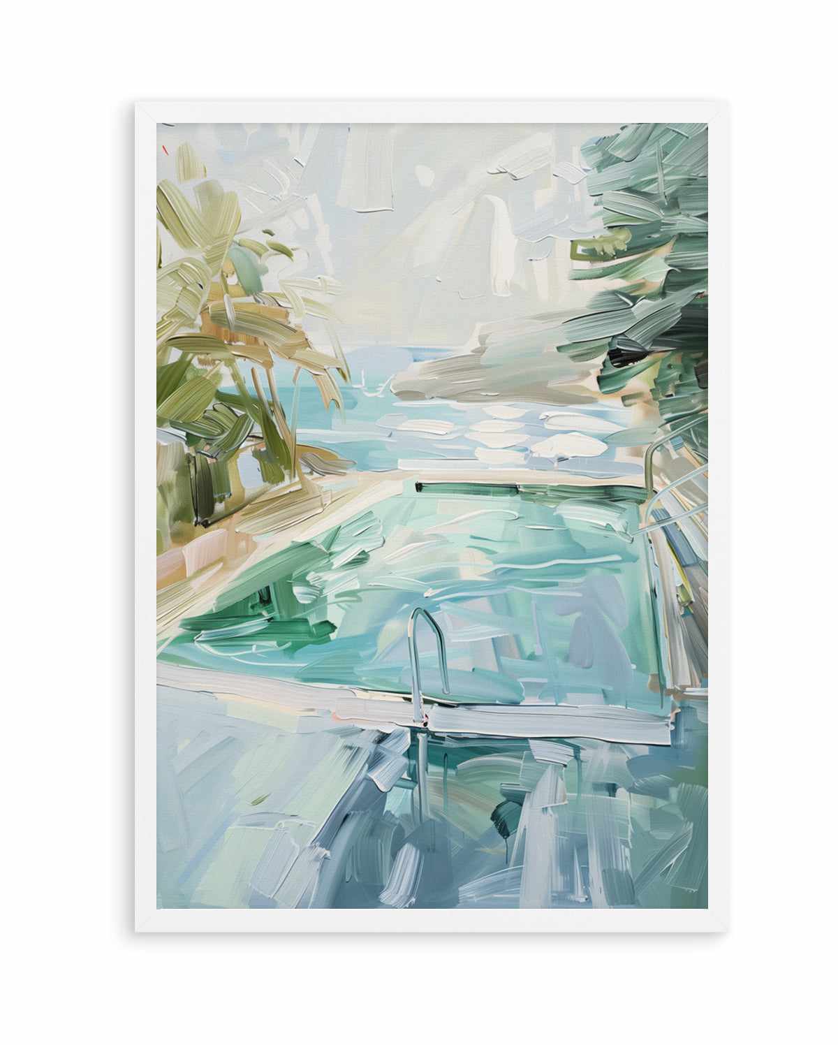 Summer Pool View No III | Art Print