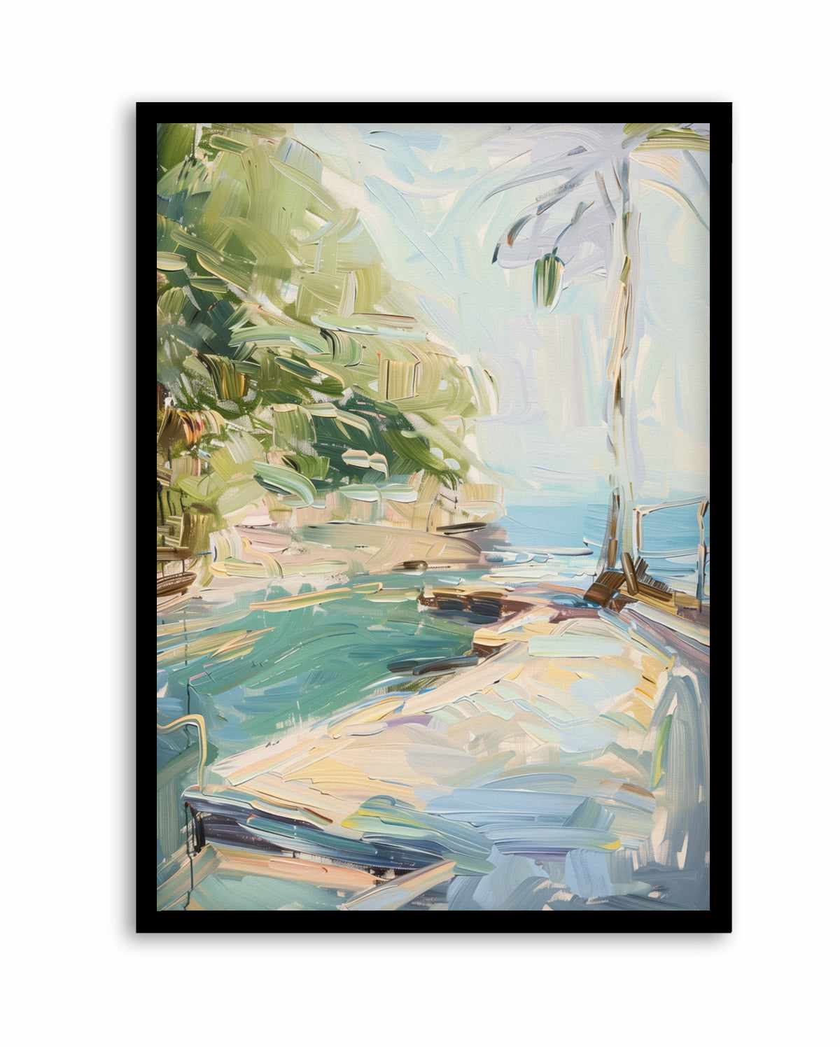 Summer Pool View No IV | Art Print