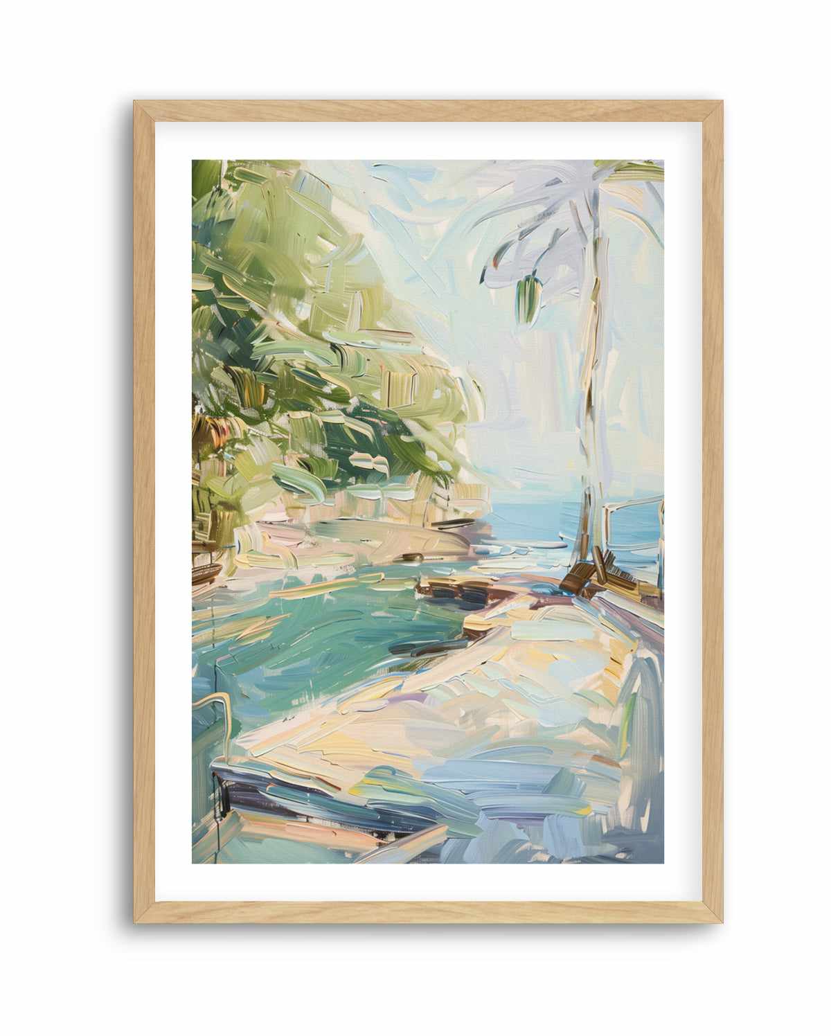 Summer Pool View No IV | Art Print