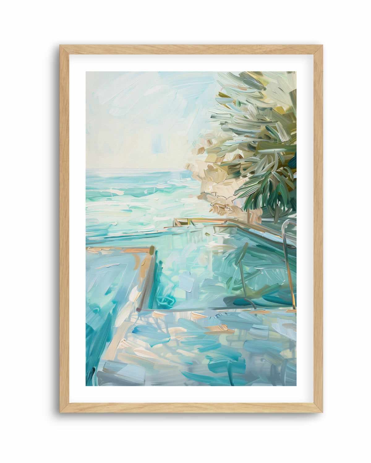 Summer Pool View No V | Art Print